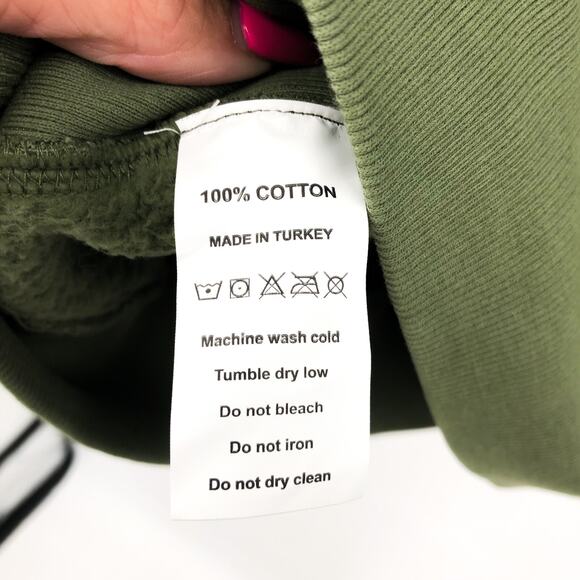 OUTDOOR VOICES Men's Nimbus Hoodie XS Tea Tree Green 100% Cotton Sweatshirt NWT - Picture 8 of 9